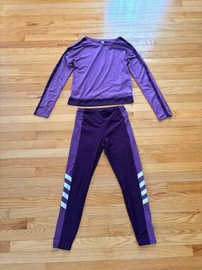 Marika Violet Performance Long Sleeve Top & Leggings
